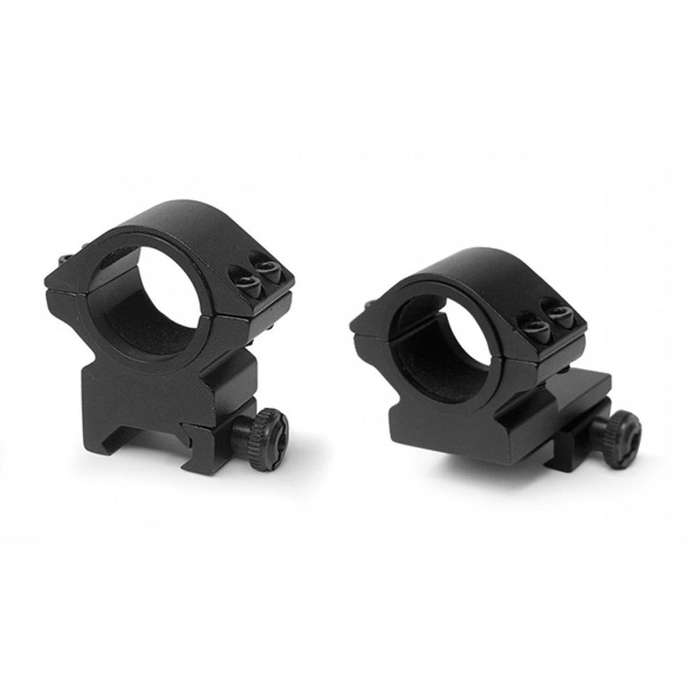 Konus 2-Piece Riflescope Rings 30mm & 1" (Insert-Style) Matte Black