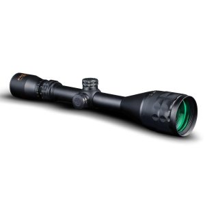 KonusPro 3-12x50mm Rifle Scope with Sunshade 30/30 Reticle Matte Black