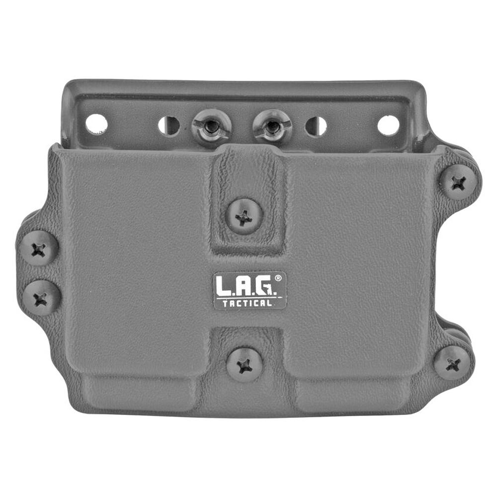 L.A.G. Tactical M.C.S. Double Pistol Magazine Carrier 9/40 Black