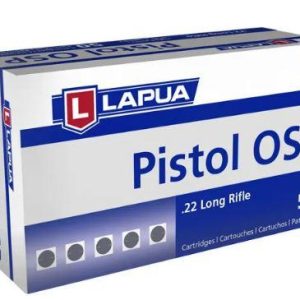 Lapua Pistol OSP Rimfire Ammunition .22 LR  40 gr LRN 919 fps 50/ct
