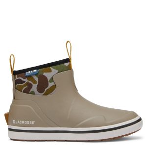 LaCrosse Womens Alpha Deck Boot 6" Timber Wolf/Camo Size 8
