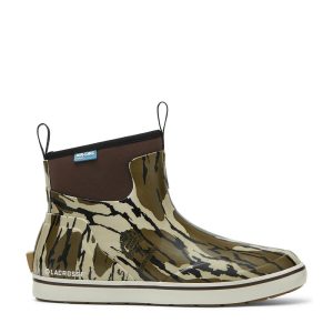 LaCrosse Mens Alpha Deck Boot 6" Mossy Oak Original Bottomland Size 9