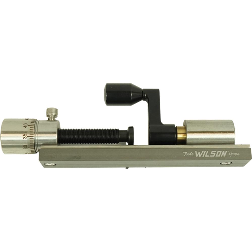 Wilson Stainless Case Trimmer Kit with Micro-Adjust Stop .50 Cal wtih 50 BMG Case Holder Stand and Clamp TiN Cutter