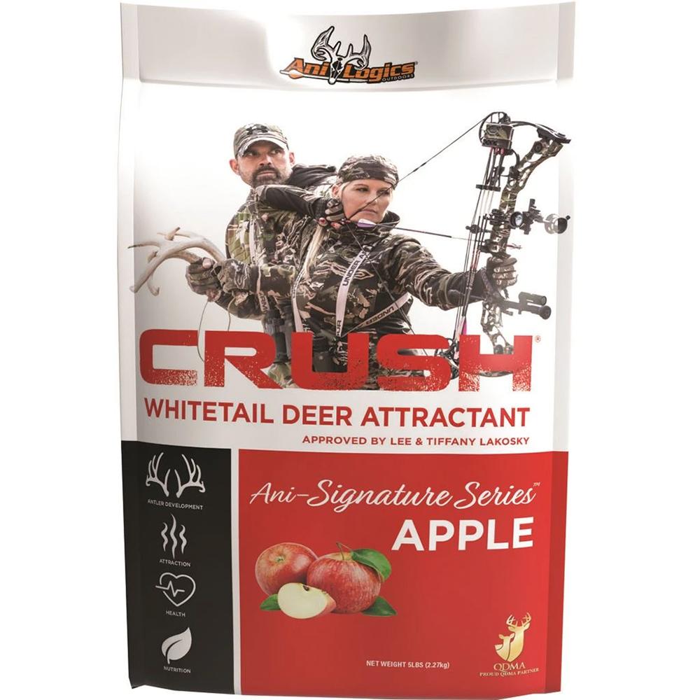 AniLogics CRUSH Granular Deer Attractant Apple 5lb Bag