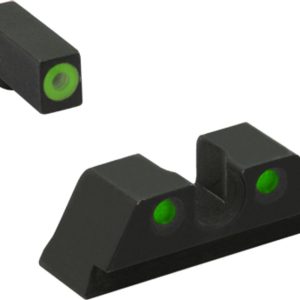 Meprolight ML41230 Hyper-Bright Green Ring Front/Green Rear Sights for Kimber 1911 Suppressed Models