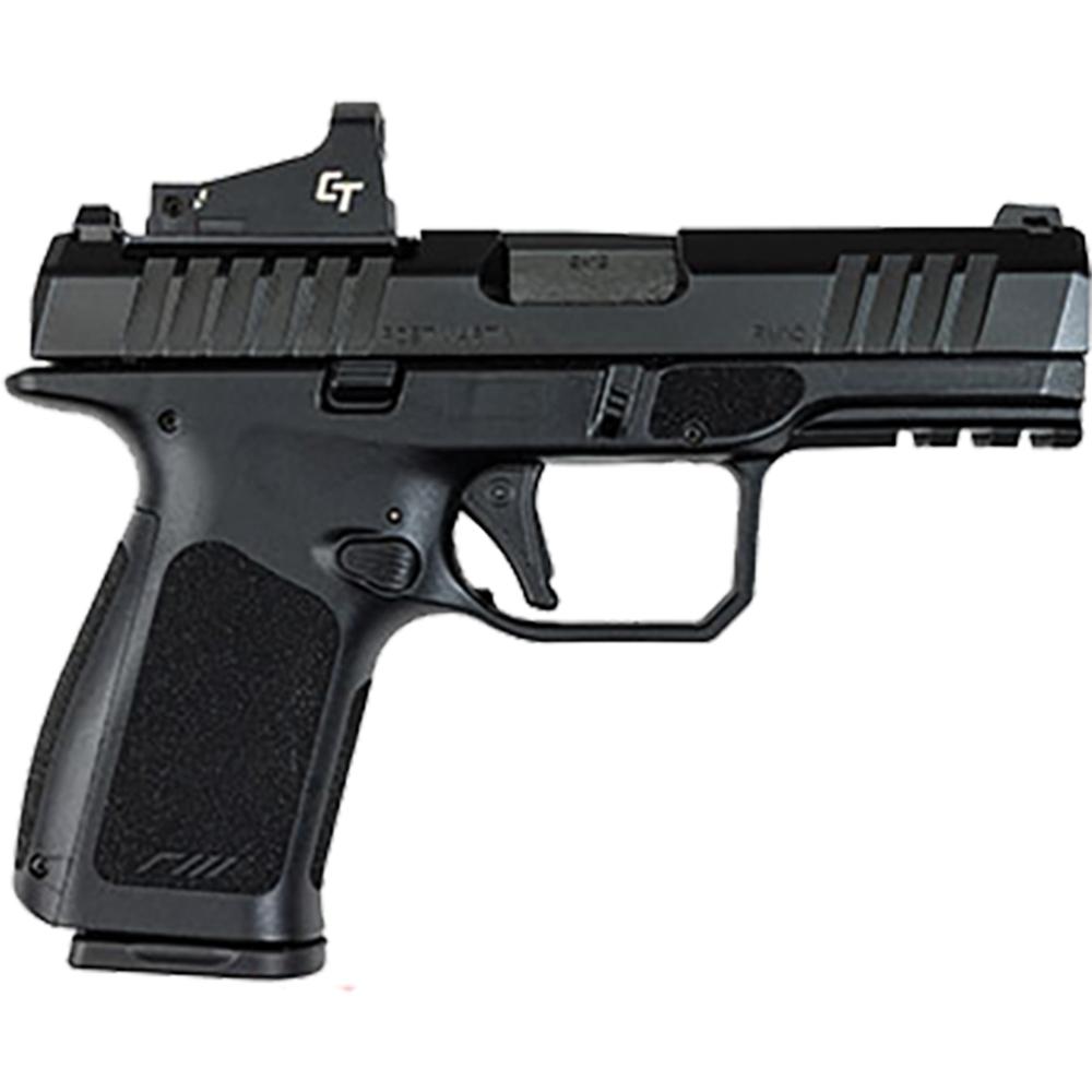 Rost Martin RM1C Handgun 9mm Luger 15rd (1) & 17rd (1) Magazines 4" Barrel Black Optic Ready w/ CTS-1500 Red Dot