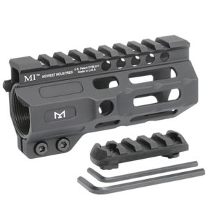 Midwest Industries One Piece Combat Rail Free Float Handguard 4.5" M-LOK