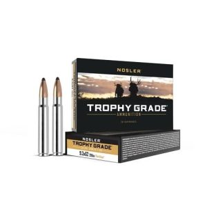 Nosler Safari Rifle Ammunition 9.3x62mm 286 gr PT 2350 fps 20/ct