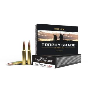Nosler Trophy Grade Rifle Ammunition 7x57mm 140 gr AB 2700 fps 20/ct