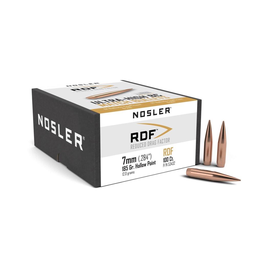 Nosler RDF Match Rifle Bullets 7mm .284" 185 gr HPBT 100/ct