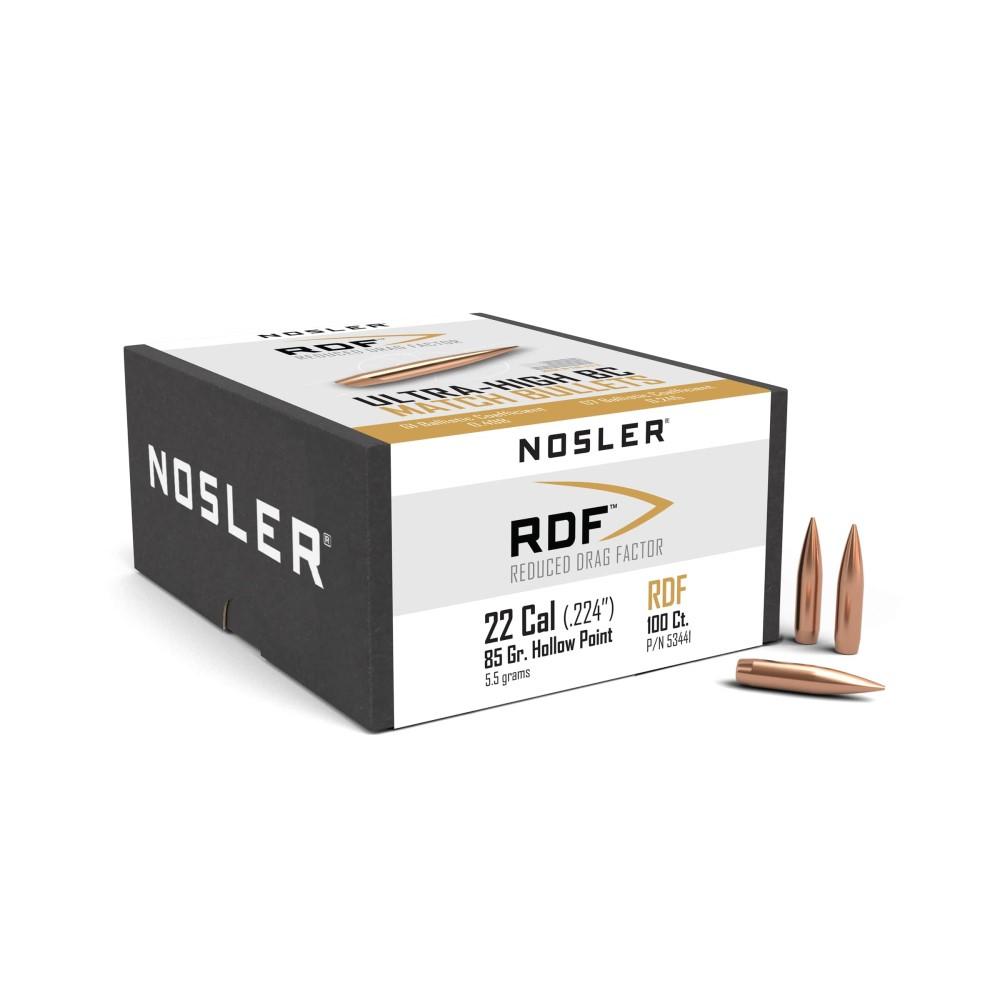 Nosler RDF Rifle Bullets .22 Cal .224" 85 gr HPBT 100/ct