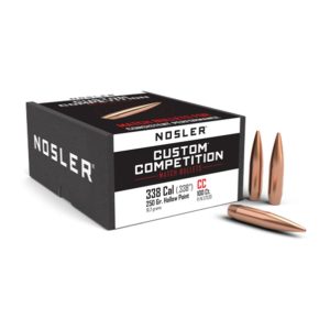Nosler Custom Competition Rifle Bullets .30 cal .338 250 gr HPBT 100/ct