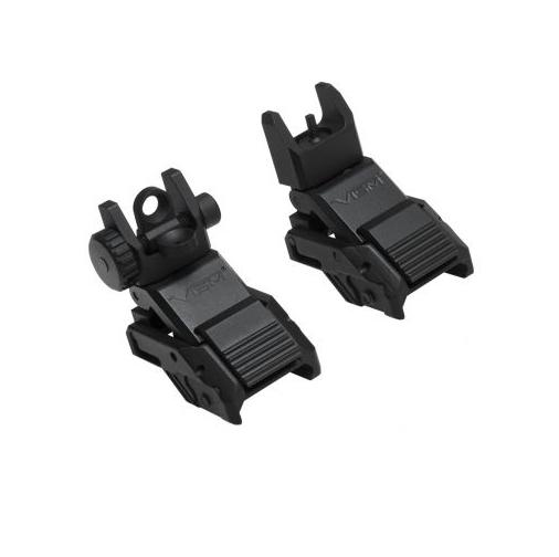 Vism Pro Series AR Flip up Front and Rear Sight Set