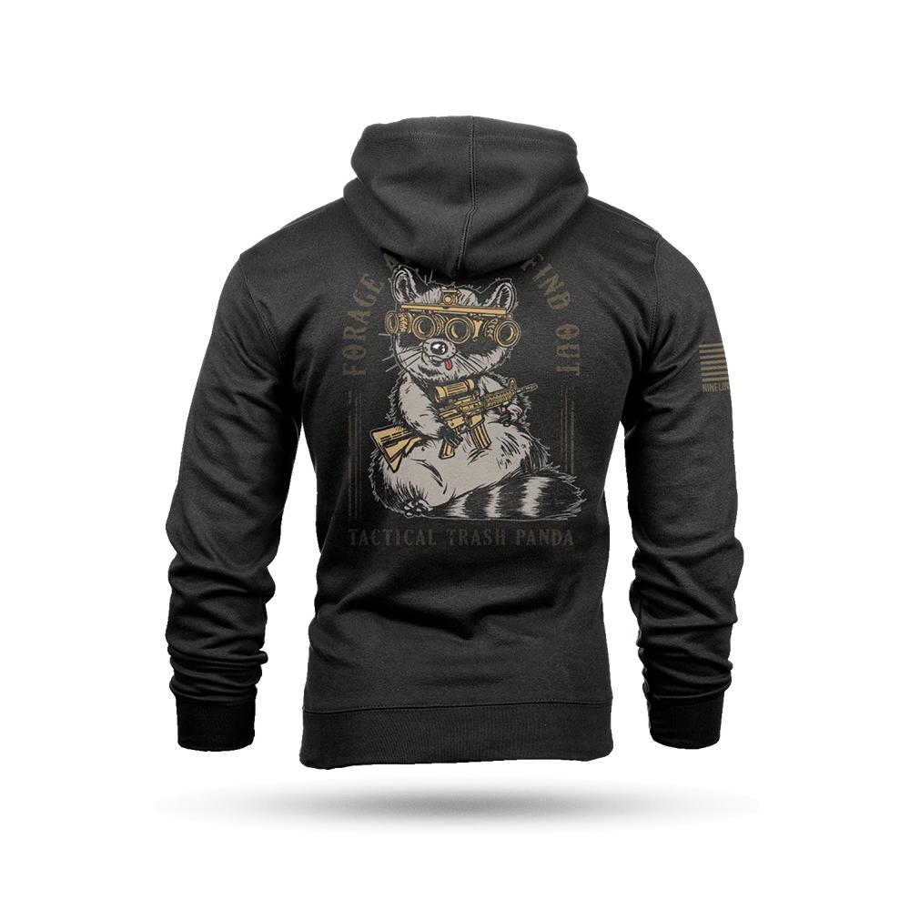Nine Line Tactical Trash Panda Hooded Sweatshirt Black 3XL