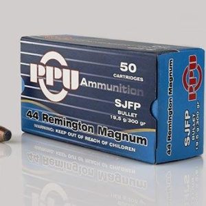 PPU Handgun Ammunition .44 Mag  240 gr HP 1541 fps 50/ct