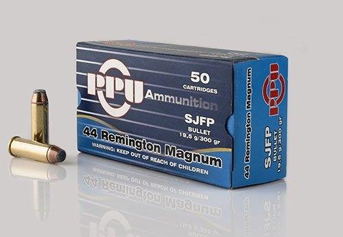 PPU Handgun Ammunition .44 Mag 240 gr HP 1541 fps 50/ct