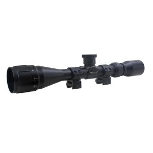 BSA Sweet .17 3-9x40mm Adjustable Objective Rifle Scope SFP 30/30 Reticle Non Illuminated Black with Dovetail Rings