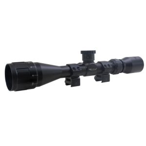 BSA Sweet .22 3-9x40mm Adjustable Objective Rifle Scope SFP 30/30 Duplex Reticle Non Illuminated Black with Dovetail Rings