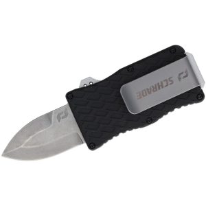 Schrade Uproar Tactical Mini D/A OTF Knife 1 9/10" Blade Black