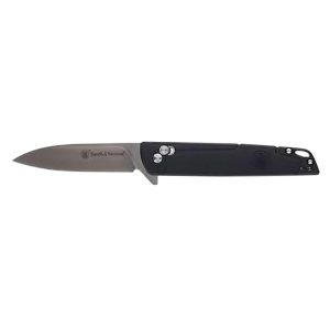 Smith & Wesson Special Ops EDC Folding Knife 3-3/10" Drop Point Blade Black