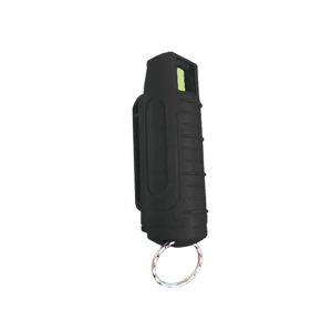 Personal Security Products Blue Heat Pepper Spray with Key Ring 1/2 oz Black