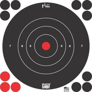 Pro-Shot Splatter Shot 8" White Bullseye Target 6/ct
