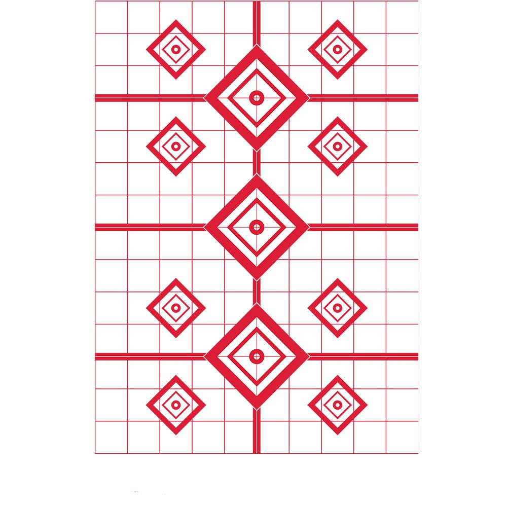 Pro-Shot 200 Yard Rifle Sight in Target 23" X 35" Red 5/ct