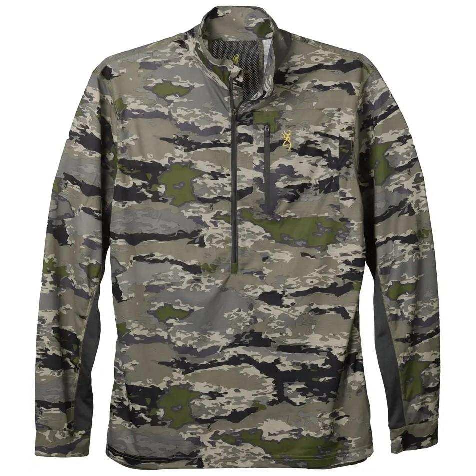 Browning Early Season 3/4 Zip Shirt Ovix L
