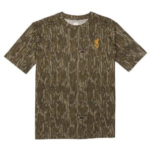 Browning Wasatch Short Sleeve T-Shirt Mossy Oak Bottomland XL