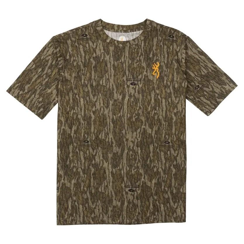 Browning Wasatch Short Sleeve T-Shirt Mossy Oak Bottomland XL