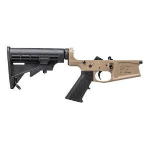 Aero Precision M5 (.308) Complete Lower Receiver w/A2 Grip/M4 Stock - FDE