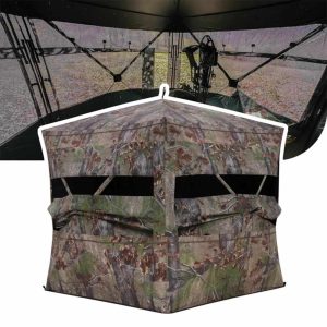 Barronett Blinds Grandview Ground Blind Bloodtrail Backwoods Camo See Through