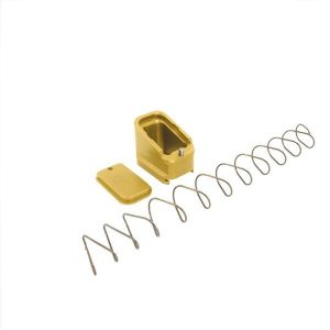 Shield Arms Magazine Extension +5/+4 for Glock 17/22/34/35/19X/45 Gold