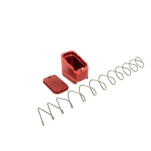 Shield Arms Magazine Extension +5/+4 for Glock 17/22/34/35/19X/45 Red