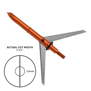 Dead Ringer Super-Freak Extreme Broadhead 100 Grain 2 Blade (w/ 2.75" Cut)