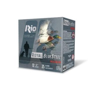 Rio Royal BlueSteel Magnum High Velocity Shotshells 12ga 3" 1-1/5oz 1450fps #2 25/ct