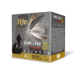 Rio Game Blended HV Lead Load Shotshells 20ga 3" 1-1/4oz 1300 fps #7.5&9 25/ct