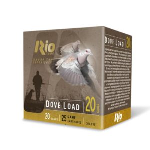 Rio Dove Load Shotshells 20ga 2-3/4" 7/8oz 1250fps #7.5 25/ct