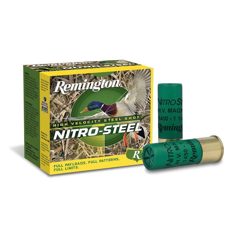 Remington Nitro-Steel High Velocity Shotshells 12 ga 3 in 1-1/4 oz #1 1450 fps 25/ct