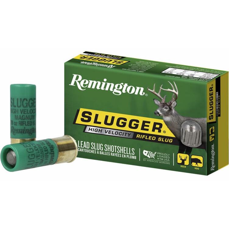 Remington Slugger High-Velocity Rifled Slug 12 ga 2-3/4 in 7/8 oz Slug 1800 fps 5/ct