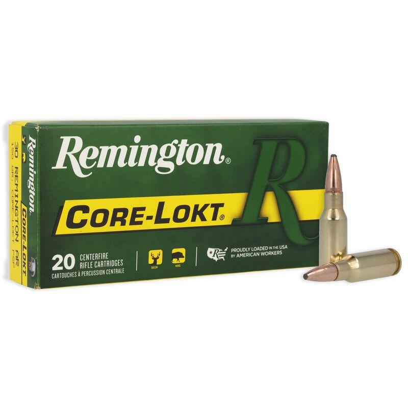 Remington Core-Lokt Rifle Ammunition .30 Rem AR 150 gr PSP 2575 fps 20/ct