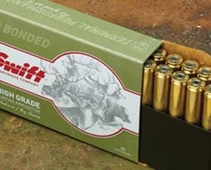 Swift Scirocco II Rifle Ammunition .308 Win 150 gr BT 2856 fps 20 rounds