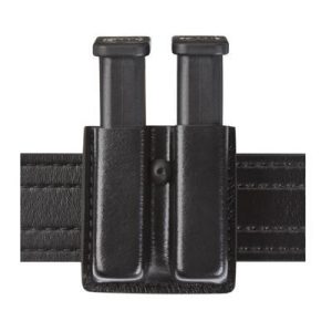 Safariland Slimline Open Top Double Magazine Pouch Size 5 for Glock 17/22 Black