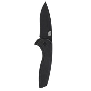 SOG Knives Aegis FLK 2.0 Folding Knife 3-1/4" Drop Point Blade Black
