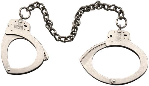 Smith & Wesson M1900 Leg Irons - Nickel