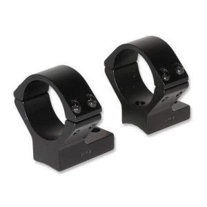 Talley Lightweight Alloy Scope Mounts - Black Anodized - 30mm - Low Weatherby Accumark-Magnum & Mark V (9 LUG)