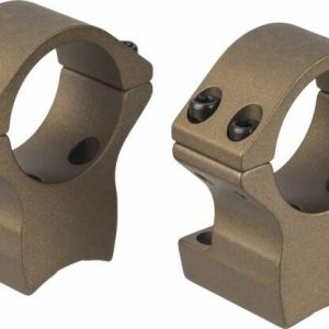 Talley Lightweight Alloy Scope Mount Combo Browning X-Bolt 1" High - Hell's Canyon Bronze