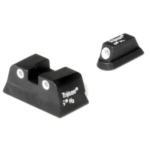 Trijicon Bright & Tough Night Sight Set White with Green Front and Rear