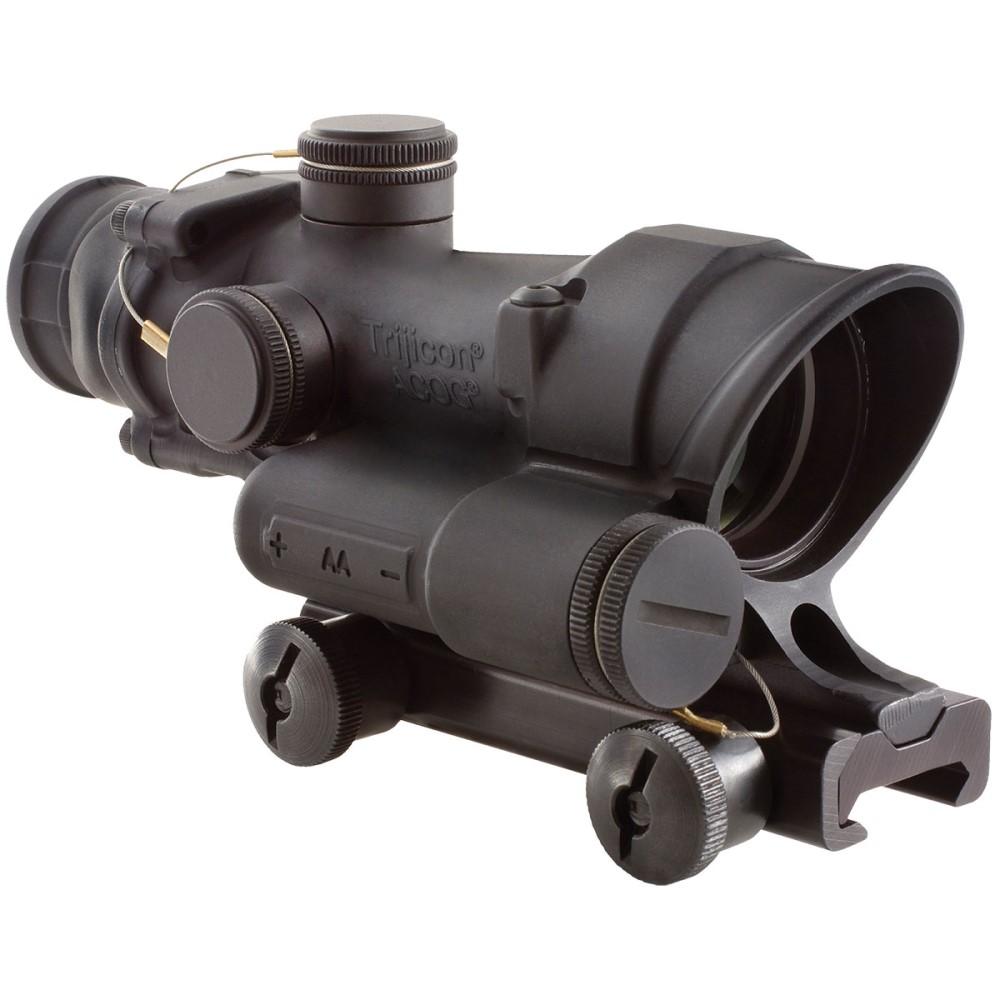 Trijicon ACOG 4x32mm LED Scope - Battery Illuminated Green Horseshoe Dot .223 Ballistic Reticle with TA51 Mount