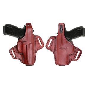 Tagua Gunleather Thumb Break Belt Holster for S&W J Frame 2-1/8" Brown Right Hand